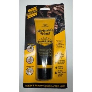Workman's Friend Superior Barrier Skin Cream 3.38 Fluid Oz Shields Non-Greasy